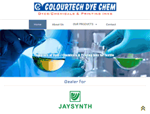 Tablet Screenshot of colourtechindia.com